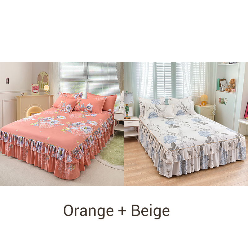 💖New Arrival-50% OFF🛏️☁️3-Piece Ruffled Bed Skirt Set