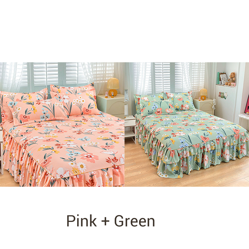 💖New Arrival-50% OFF🛏️☁️3-Piece Ruffled Bed Skirt Set