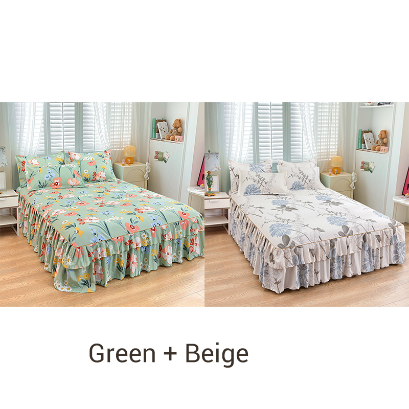 💖New Arrival-50% OFF🛏️☁️3-Piece Ruffled Bed Skirt Set