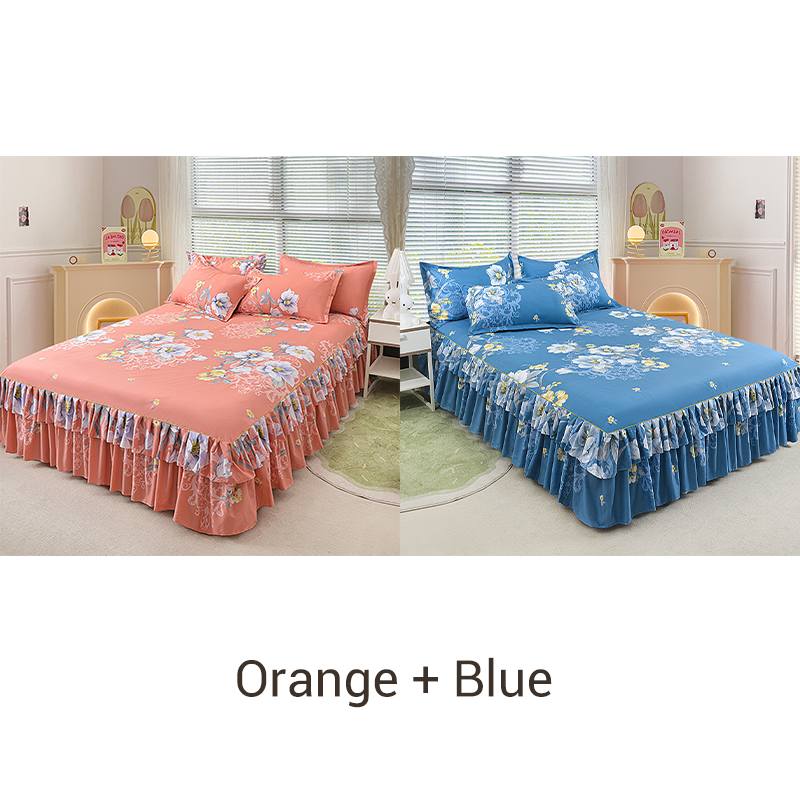💖New Arrival-50% OFF🛏️☁️3-Piece Ruffled Bed Skirt Set
