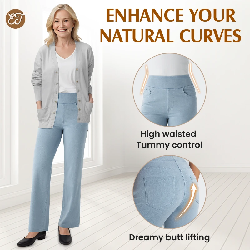 💖LAST DAY SALE 50% OFF💖Women's High Waist Stretch Casual Yoga Wide Leg Pants
