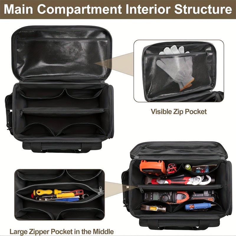 🔥2026 Hot sale 70% OFF🔥14-Inch Heavy-Duty Canvas Tool Bag
