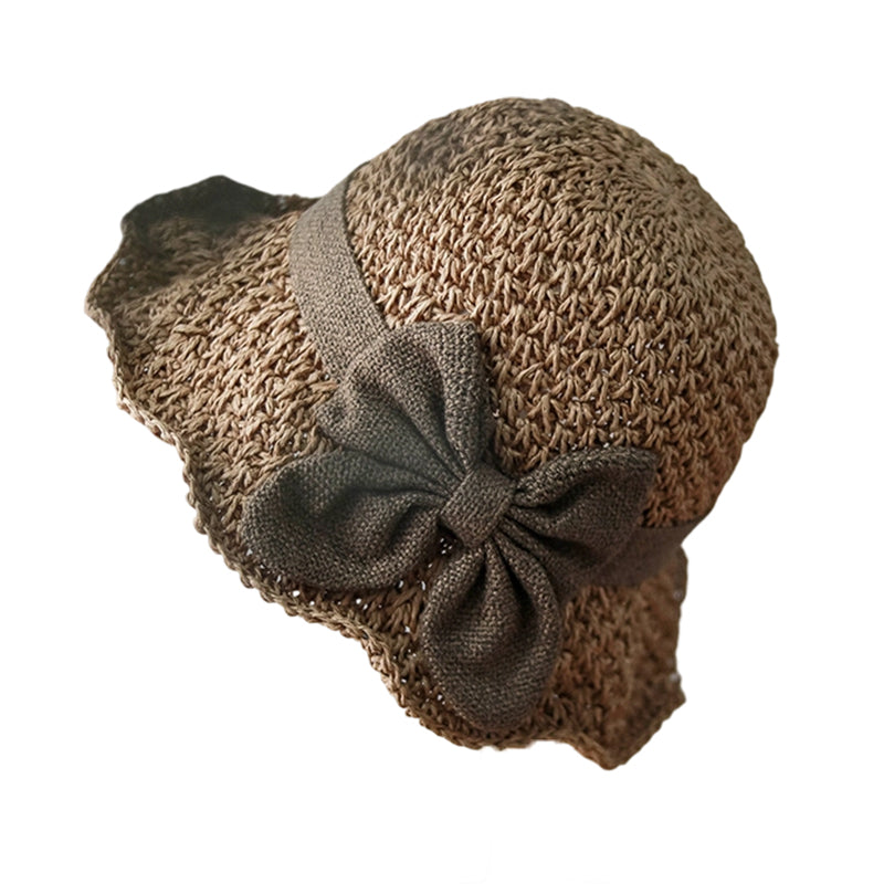 👒LAST DAY SALE ONLY ￡9.99!🌞Elegant Woven Straw Sun Hat with Bow