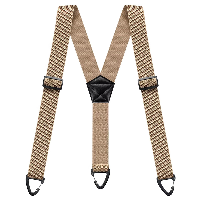 ⚡50K+ SOLD!💥ONLY ￡7.99!!📢Men's X-Back Suspenders with Hook Clips