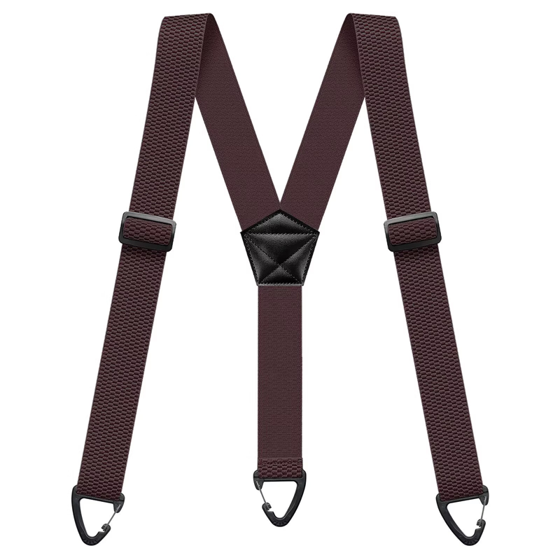 ⚡50K+ SOLD!💥ONLY ￡7.99!!📢Men's X-Back Suspenders with Hook Clips