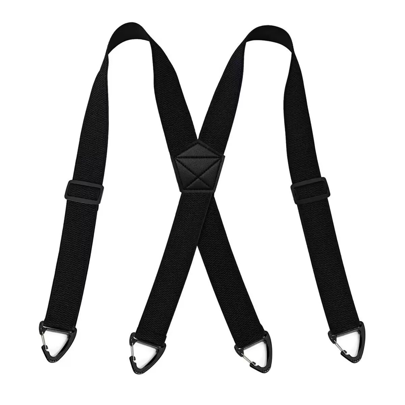 ⚡50K+ SOLD!💥ONLY ￡7.99!!📢Men's X-Back Suspenders with Hook Clips