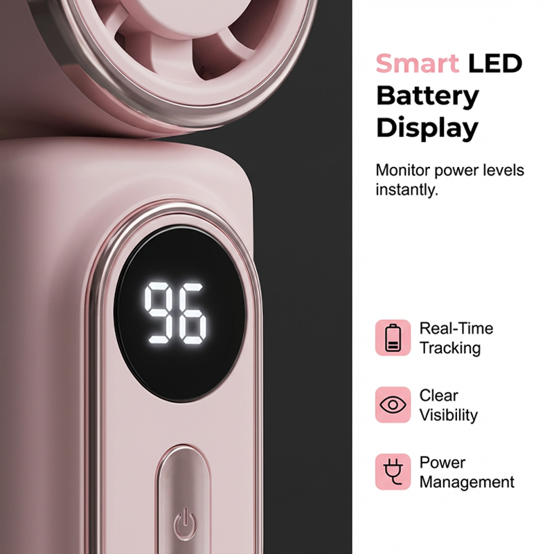 🏖️LAST DAY SALE ONLY ￡13.99!!🎁🔥Zephyra™ 3000mAh USB Clip Fan – 360° Rotatable, Ultra-Portable 🌬️ | For Travel ✈️, Office 💼, Kids 👶 | Clips Anywhere! 🇬🇧