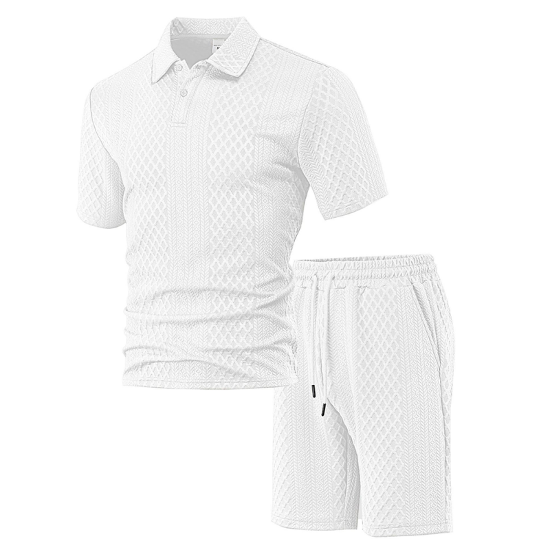 Men's Short Sleeve & Shorts 2-Piece Set