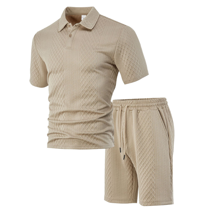 Men's Short Sleeve & Shorts 2-Piece Set