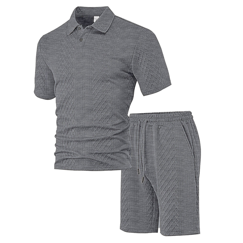 Men's Short Sleeve & Shorts 2-Piece Set