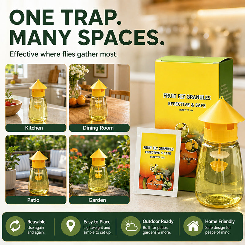 ⏳💥Final 3 hours-￡7.99!! 🔥Indoor and Outdoor Hanging Fly Trap