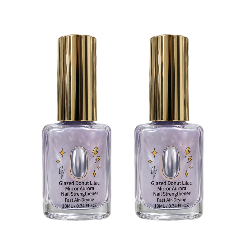 💅⏳LAST DAY SALE ONLY ￡7.99!!✨ 50% OFF! 💜 Lilac Glossy Mirror Nail Strengthener – Fast Air-Dry, Chip-Resistant & Long-Lasting Aurora Finish