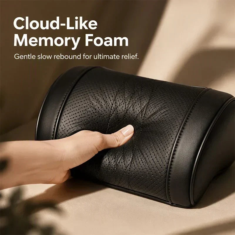 🥳2026 HOT SALE 50% OFF💞50K+ SOLD!🚗Ergonomic Headrest and Lumbar Support Set for Car Seats