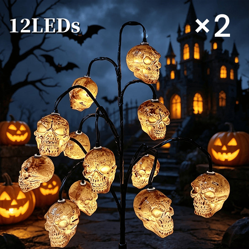 Waterproof Halloween Pumpkin Solar Branch Lights