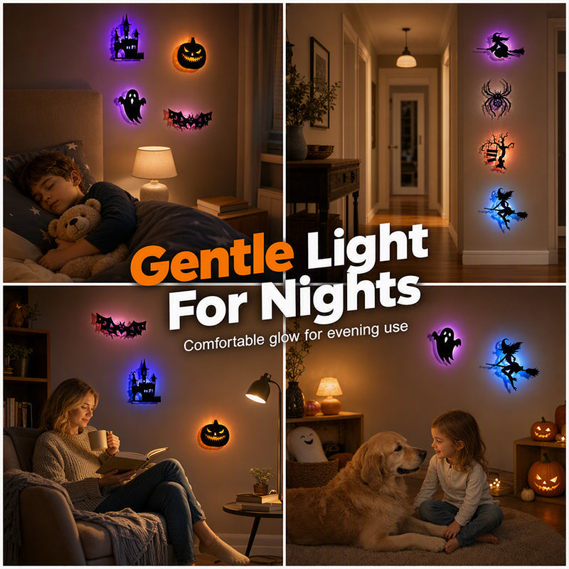 ⏰Last Day Special Price ￡7.99!!⏰Halloween Glow in Dark Wall Stickers