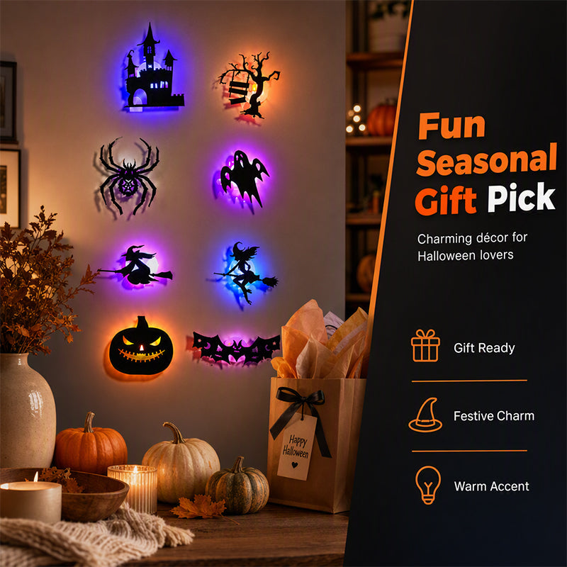 ⏰Last Day Special Price ￡7.99!!⏰Halloween Glow in Dark Wall Stickers