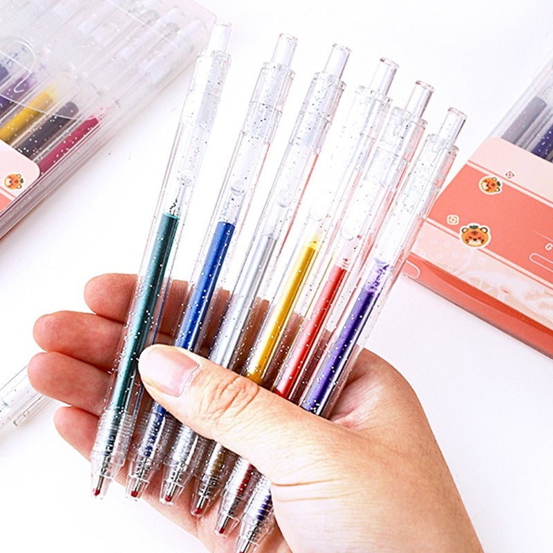 🔥LAST DAY SALE ONLY ￡6.99!!✨50K+ SOLD!🎁Glitter Gel Pen Set