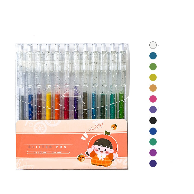 🔥LAST DAY SALE ONLY ￡6.99!!✨50K+ SOLD!🎁Glitter Gel Pen Set