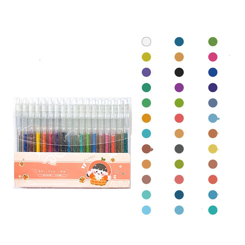 🔥LAST DAY SALE ONLY ￡6.99!!✨50K+ SOLD!🎁Glitter Gel Pen Set