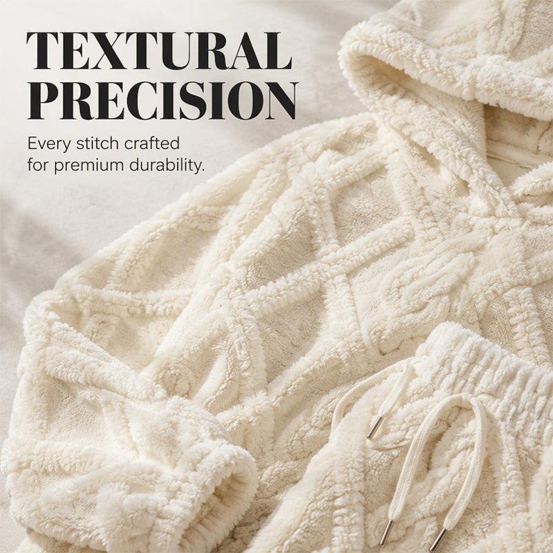 ❄️Hot Sale-70% OFF🧸 Women's 2-Piece Plush Fleece Set – Cosy Winter Style
