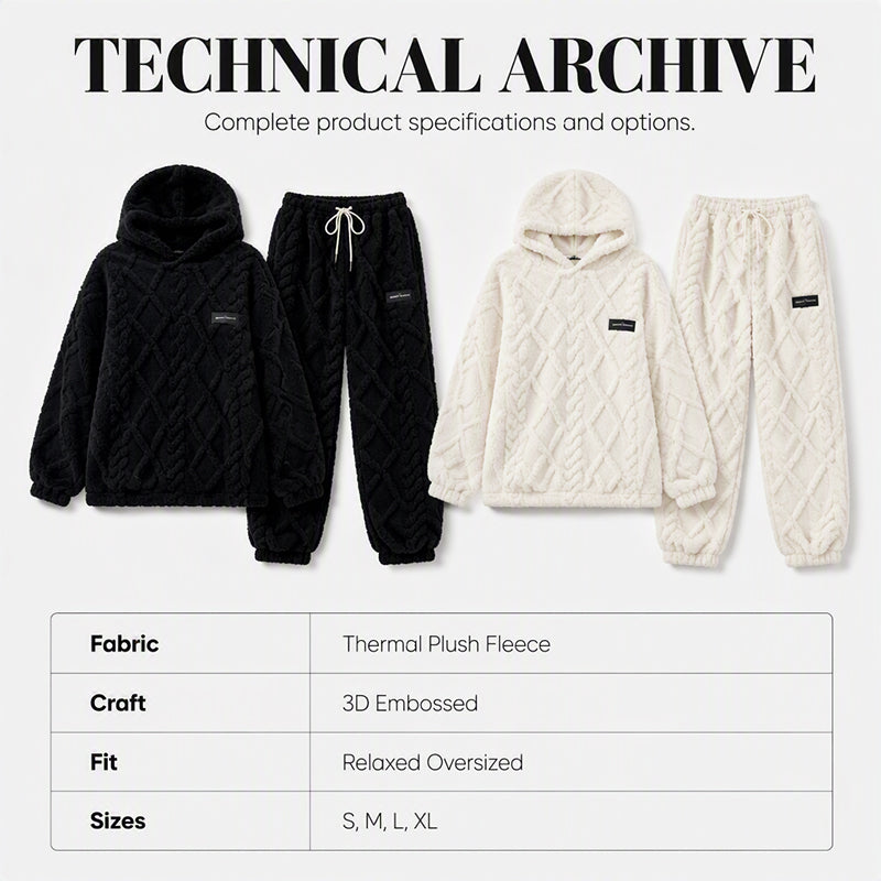❄️Hot Sale-70% OFF🧸 Women's 2-Piece Plush Fleece Set – Cosy Winter Style