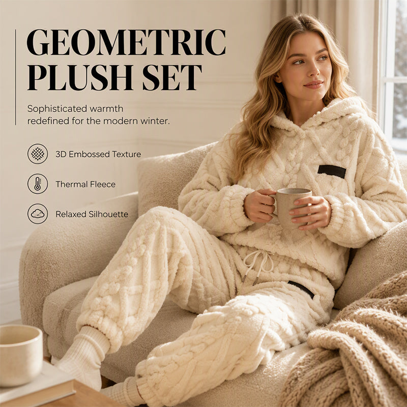 ❄️Hot Sale-70% OFF🧸 Women's 2-Piece Plush Fleece Set – Cosy Winter Style