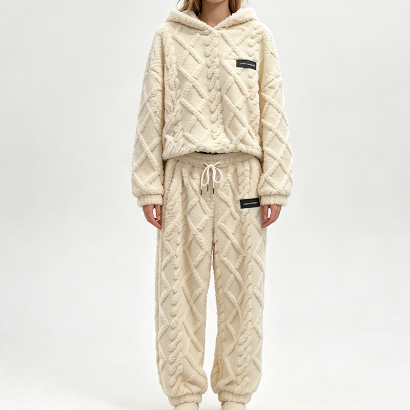 ❄️Hot Sale-70% OFF🧸 Women's 2-Piece Plush Fleece Set – Cosy Winter Style