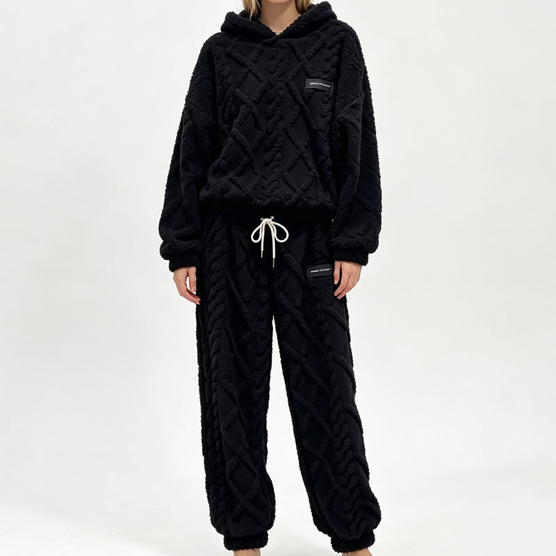 ❄️Hot Sale-70% OFF🧸 Women's 2-Piece Plush Fleece Set – Cosy Winter Style