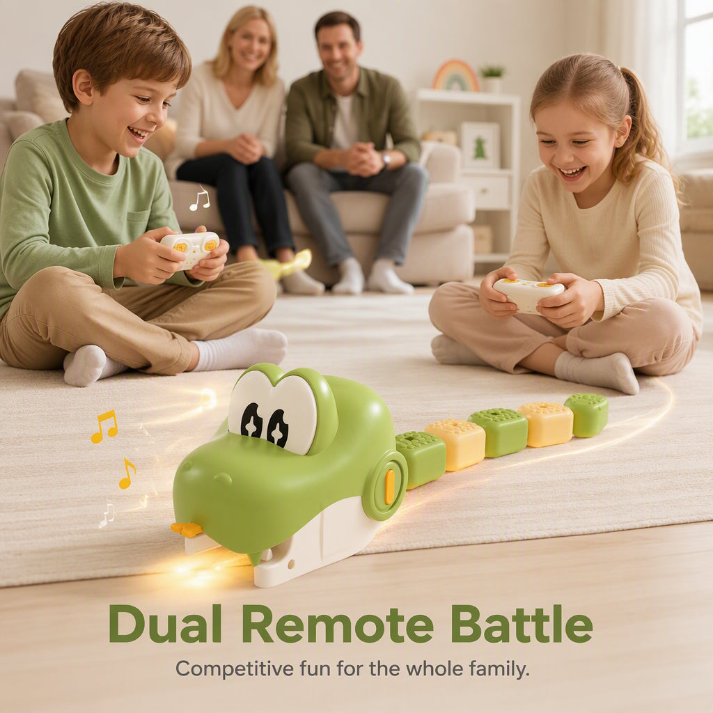 ⏰LAST DAY SALE 50% OFF🔥Remote Control Snake Toy with Magnetic Splicing Segments