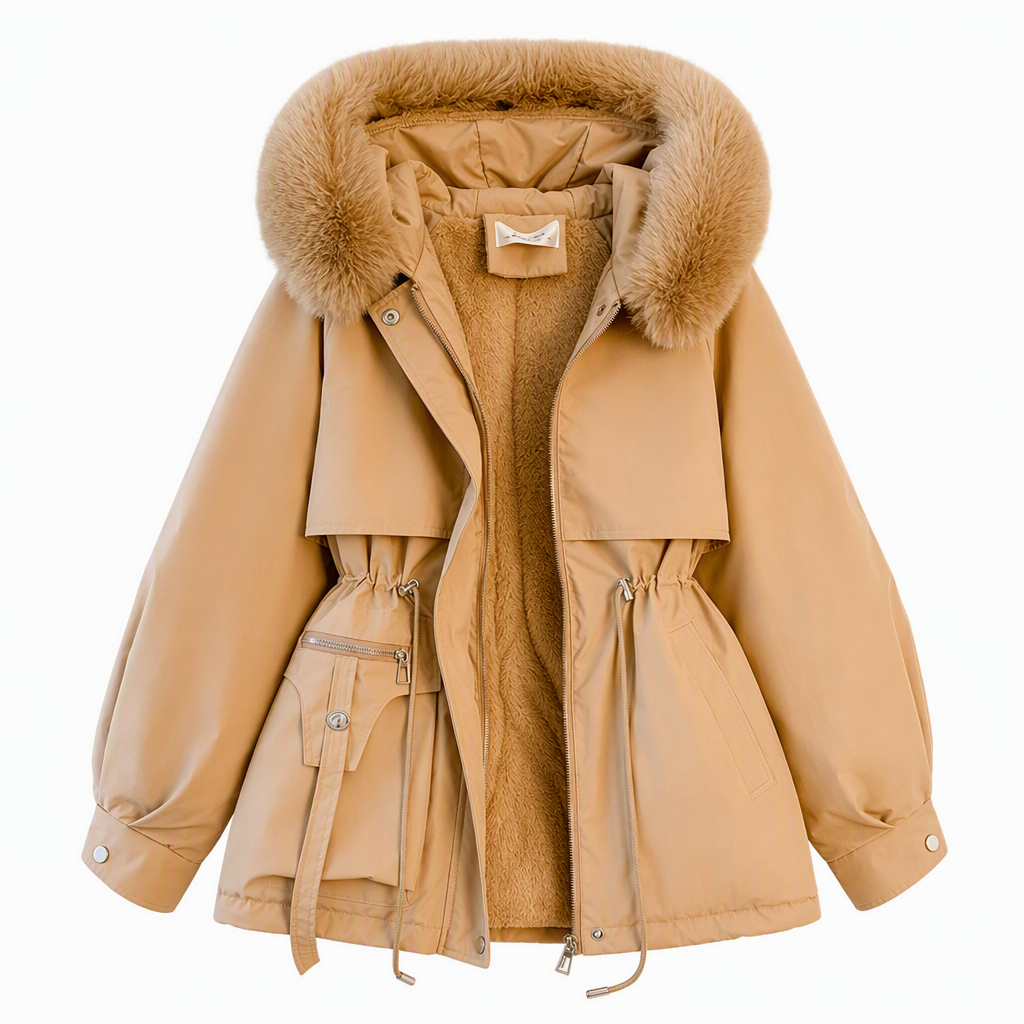 ⏳LAST DAY — ONLY £41.99!!🔥🍁 Women’s Faux Fur-Lined Padded Winter Parka