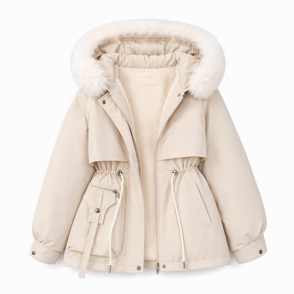 ⏳LAST DAY — ONLY £41.99!!🔥🍁 Women’s Faux Fur-Lined Padded Winter Parka