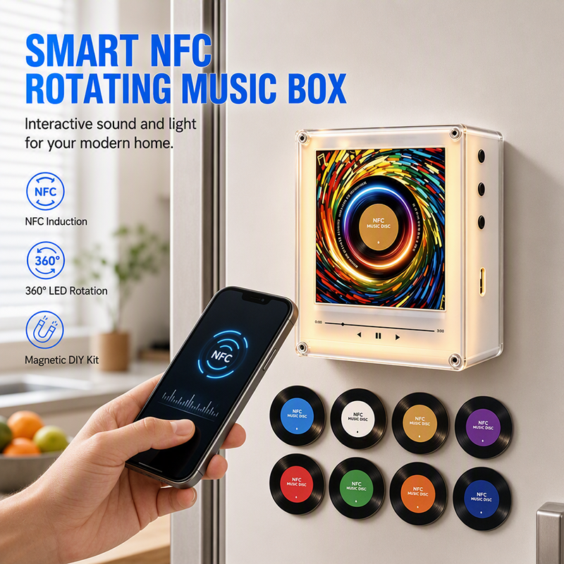 🔥🎁70% OFF!!!-Ready for Christmas!🎁NFC Magnetic Fridge Magnet Music Box
