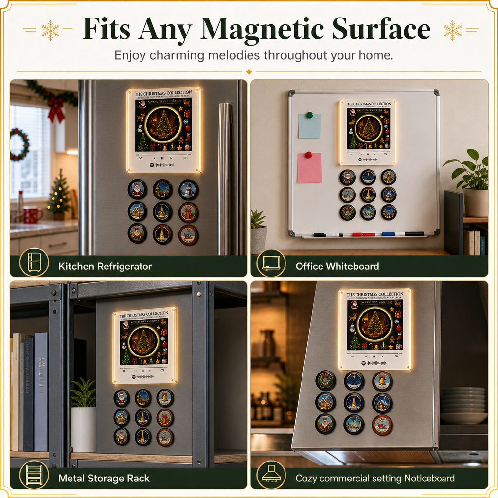🔥🎁70% OFF!!!-Ready for Christmas!🎁NFC Magnetic Fridge Magnet Music Box
