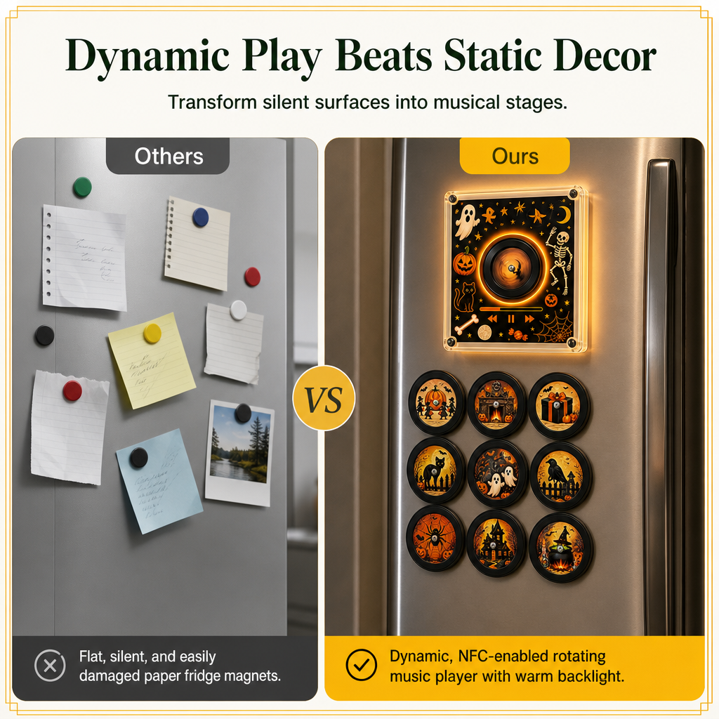🔥🎁70% OFF!!!-Ready for Christmas!🎁NFC Magnetic Fridge Magnet Music Box
