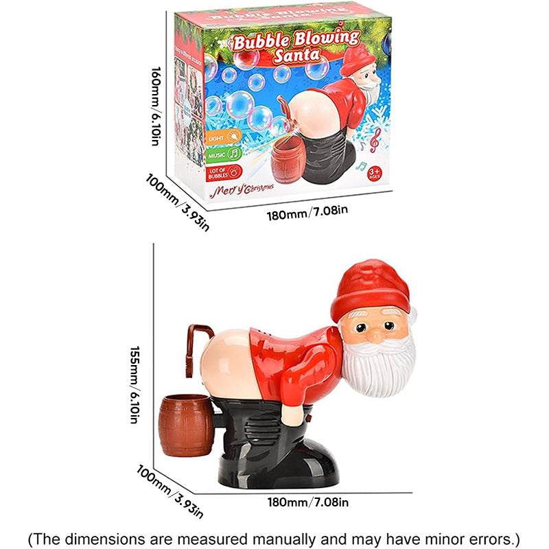 ⏳LAST DAY SALE ONLY ￡13.99!!🎅🎁 50% OFF! Santa Bubble Maker – one-click automatic bubbles with music & lights. Safe rounded edges, perfect Christmas gift for grandkids! 🫧✨