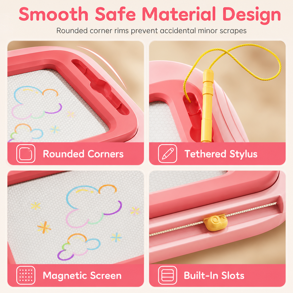 🎨 LIMITED-TIME 70% OFF! ✨ Kids Magnetic Drawing Board – Dust-free, Colorful, Safe 🪁