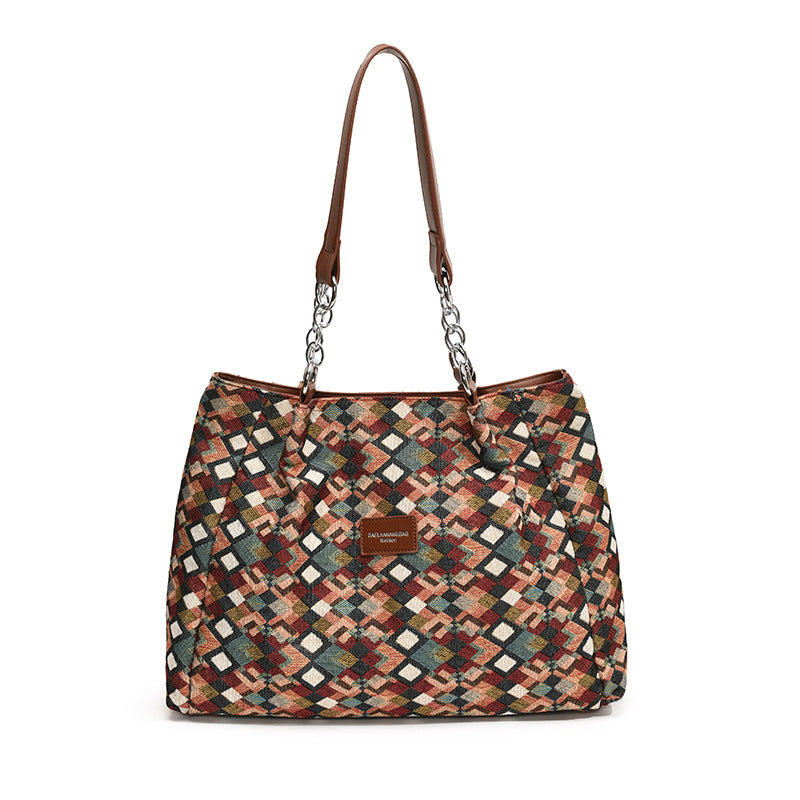 🎁2026 New Arrivals - 70% OFF🎒Retro Leopard Print Tote Bag for Women