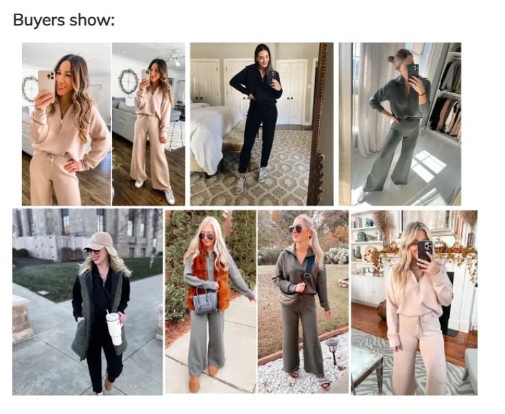 💝2026 HOT SALE 70% OFF!!⚡🎀Women's 2 Piece Casual Outfits Sweatsuit Set